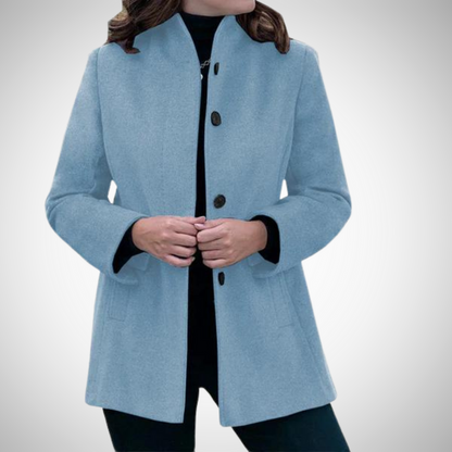 Wollmantel für Damen, strapazierfähig, zeitloser Schnitt | Winter