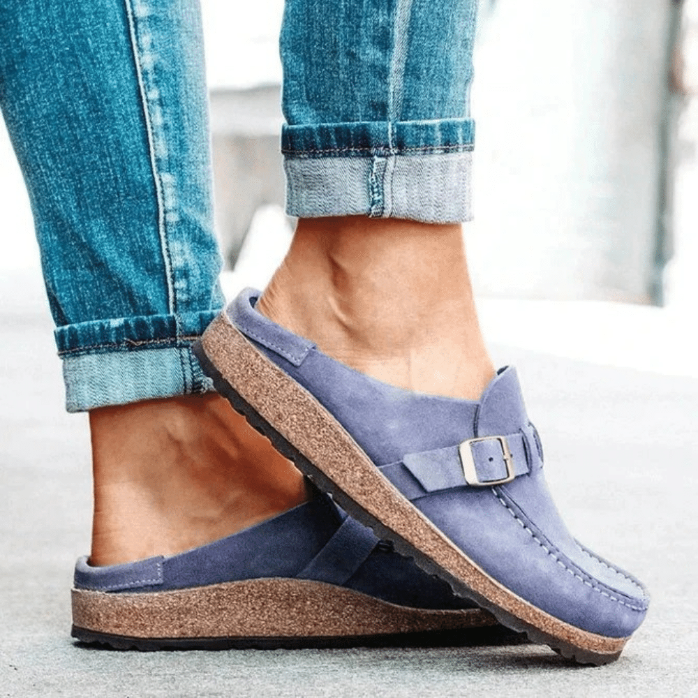 Damen Hausschuhe Orthopädisch Memory-Schaumstoff Sohle 10