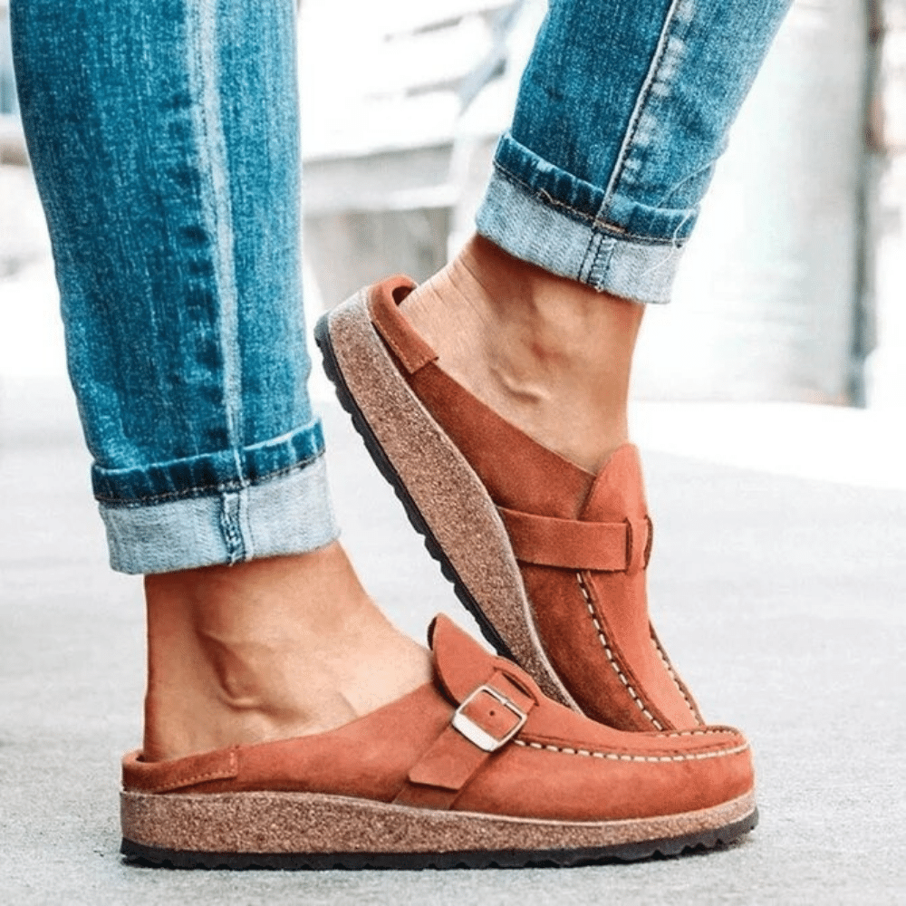 Damen Hausschuhe Orthopädisch Memory-Schaumstoff Sohle 4