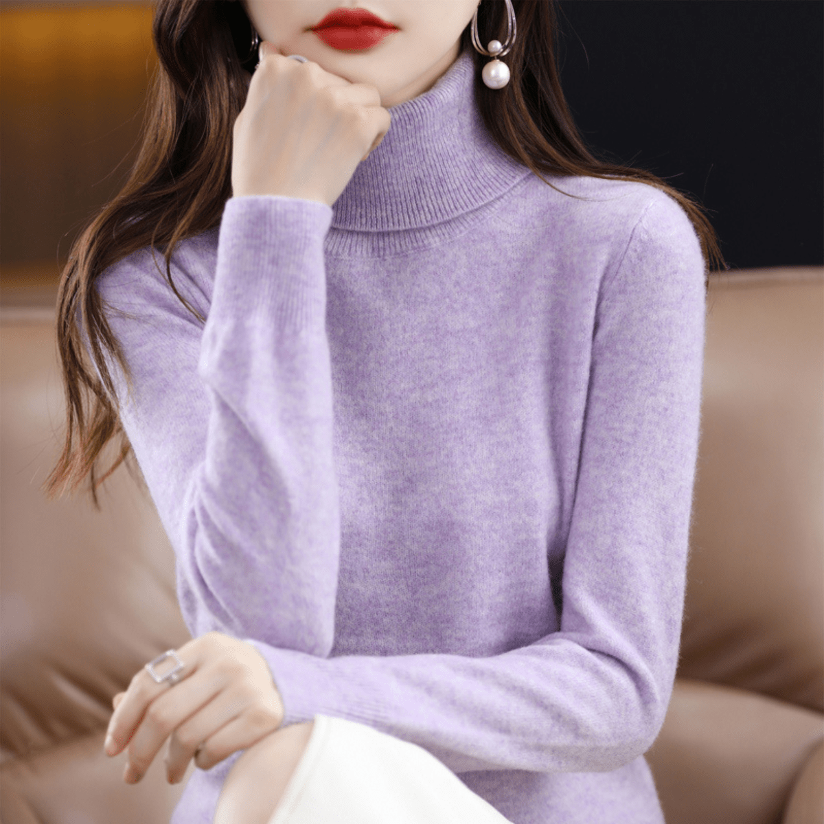 Strickpullover Damen | Rollkragen & Wärmend 4