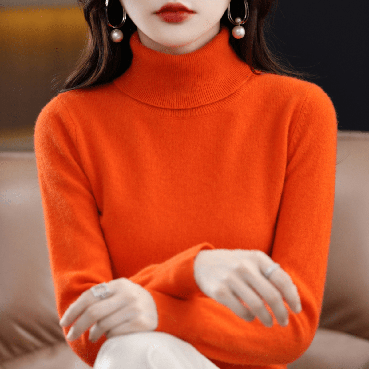 Strickpullover Damen | Rollkragen & Wärmend 8