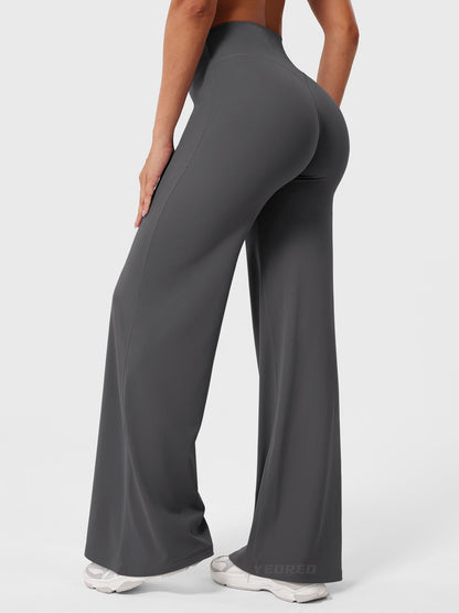 Yvonne | Damen Sommerweite Hose mit Hoher Taille 12