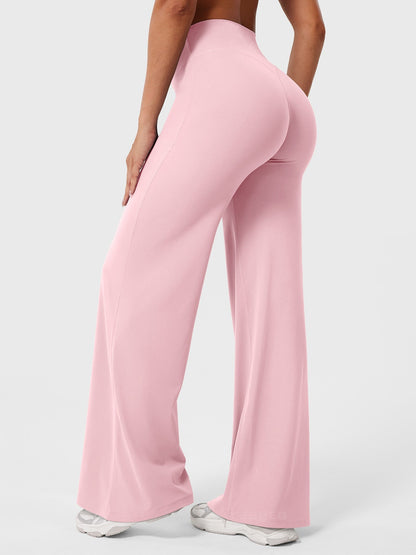 Yvonne | Damen Sommerweite Hose mit Hoher Taille 19