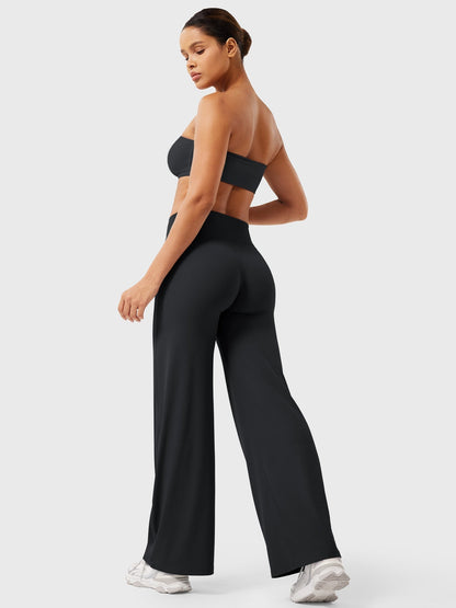 Yvonne | Damen Sommerweite Hose mit Hoher Taille 7
