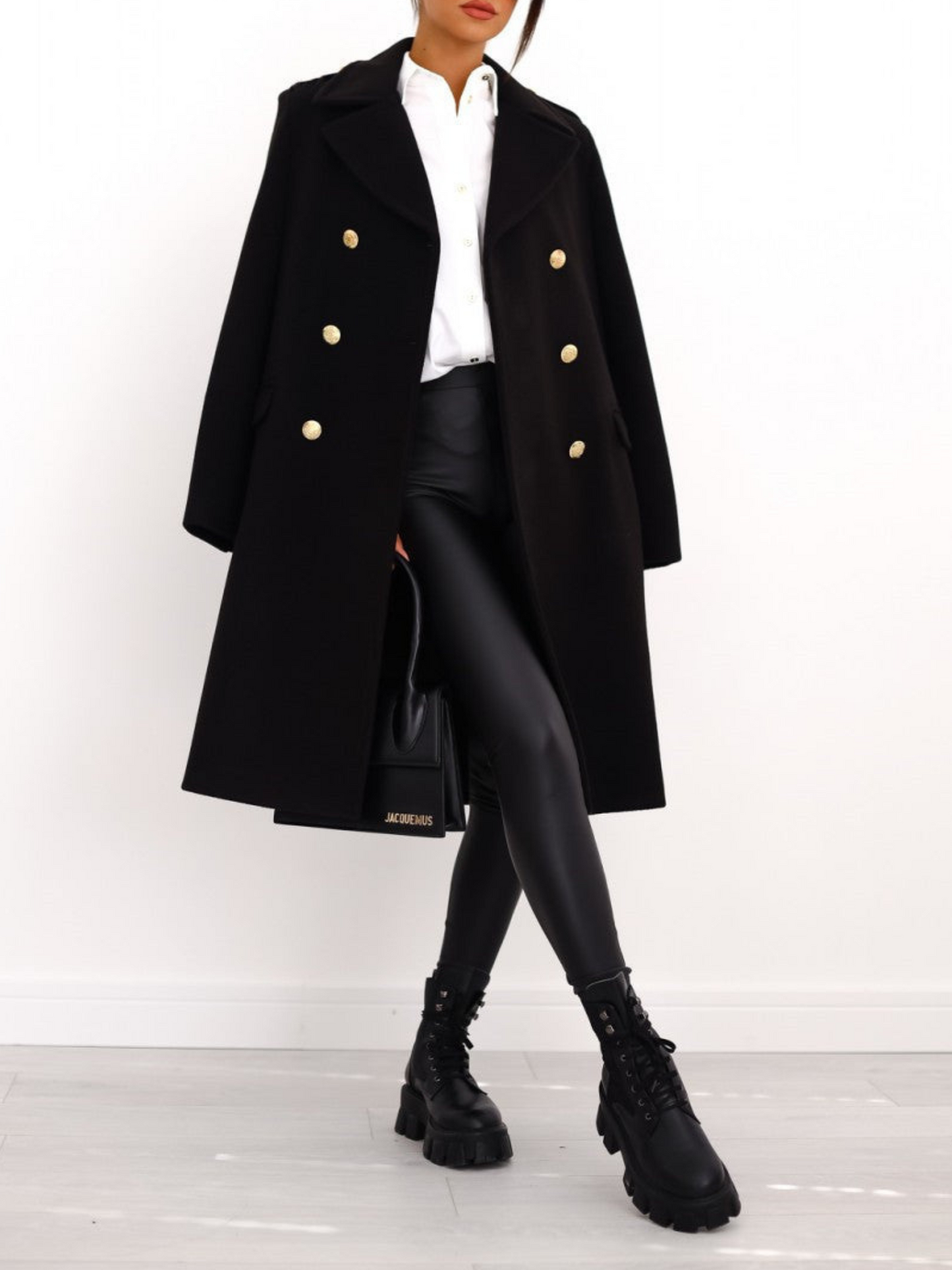 Zweireihiger Mantel für Damen | Winter