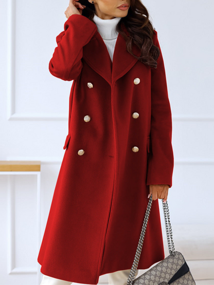 Zweireihiger Mantel für Damen | Winter