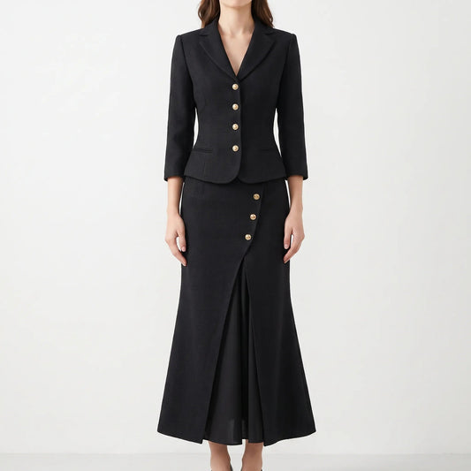 Zweiteiliges Set Damen | Blazer & Fishtail-Rock