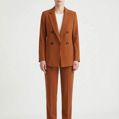 Zweiteiliges Set Damen | Zweireiher-Blazer & Hose