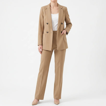 Zweiteiliges Set Damen | Zweireiher-Blazer & Hose