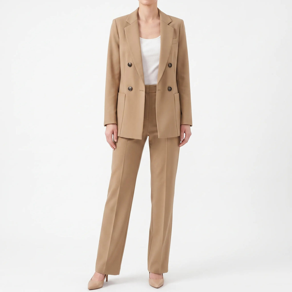 Zweiteiliges Set Damen | Zweireiher-Blazer & Hose