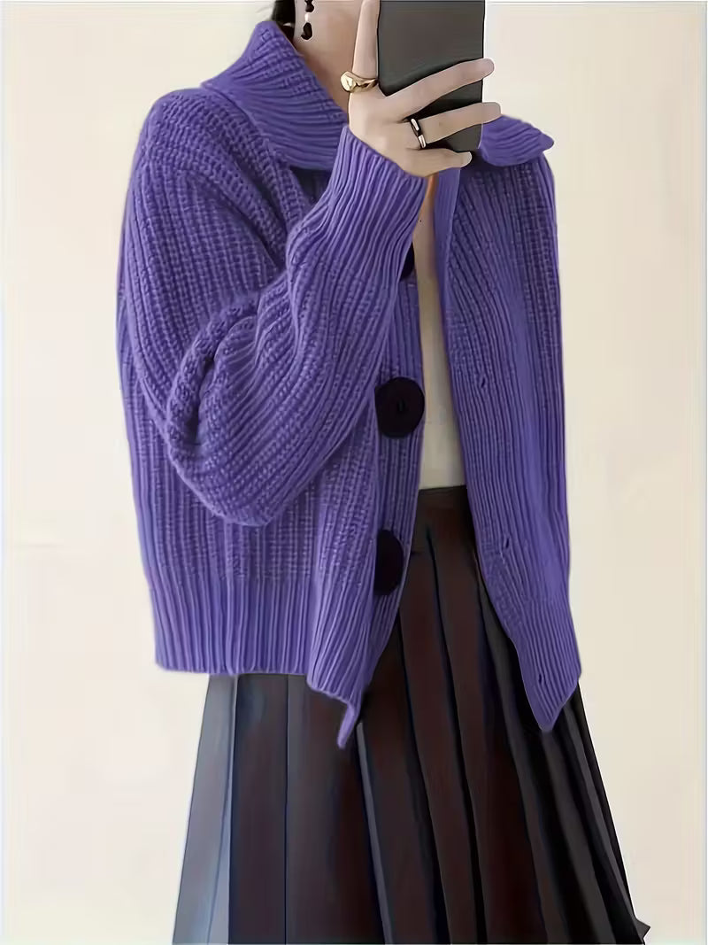 Strickpullover Damen | Mit Großen Knöpfen 7
