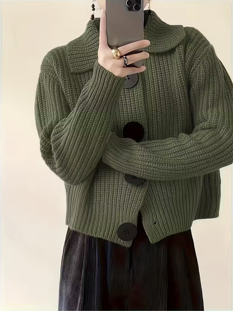 Strickpullover Damen | Mit Großen Knöpfen 5