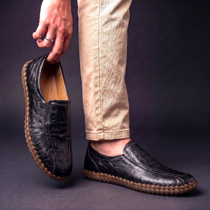 Herren Loafer Slip-On gewebte Kantenverzierung gepolstert 7