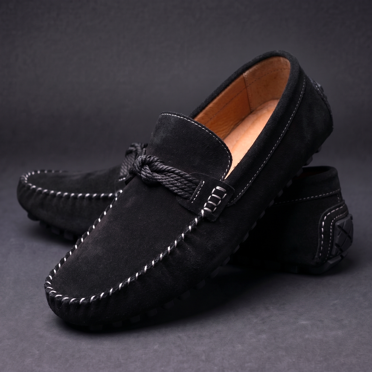 Damen Loafers Quaste Flexible Slip-On Mokassins Schuhe 5