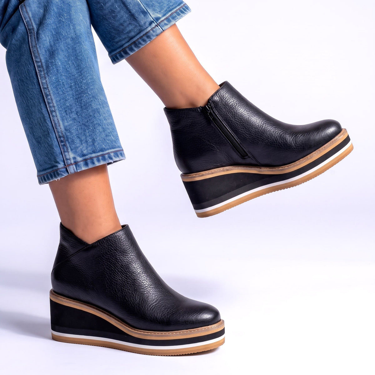 Stiefeletten Damen | Keilabsatz & Bequem 5