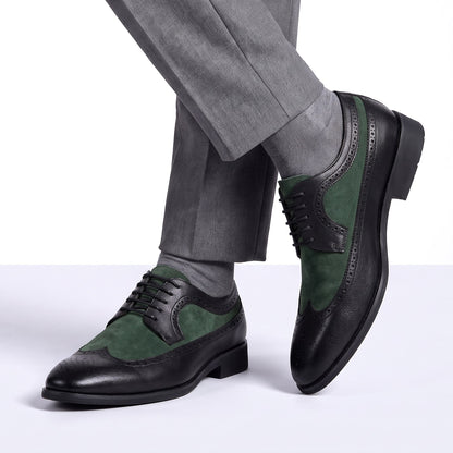 Herren Schnürschuh Brogue Design Gepolsterte Innensohle 6
