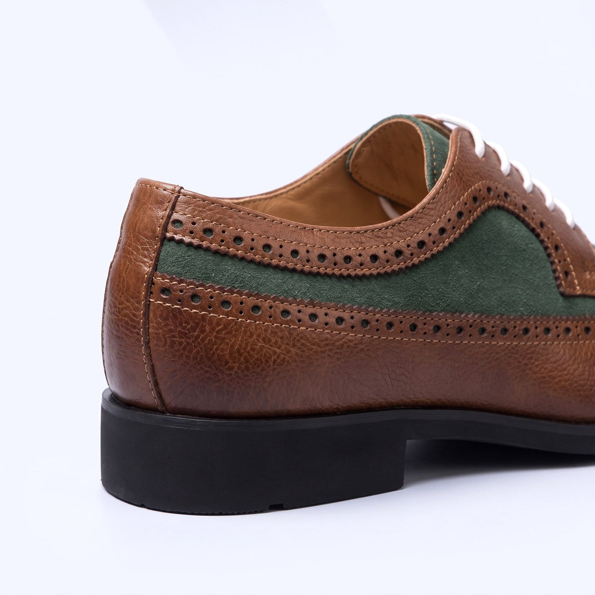 Herren Schnürschuh Brogue Design Gepolsterte Innensohle 4