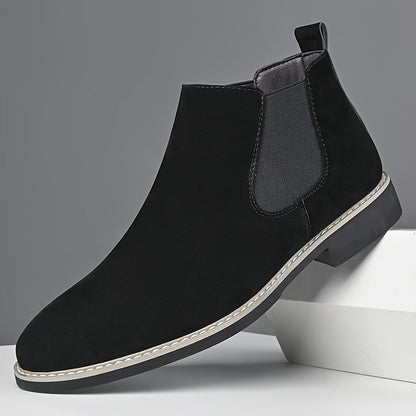 Alaric | Herren Chelsea Stiefelette Schlupfstiefel - Black - Image 1
