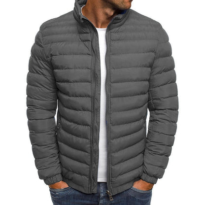Aldwin | Herren Leichte Steppjacke Stehkragen - Turquoise - Image 3