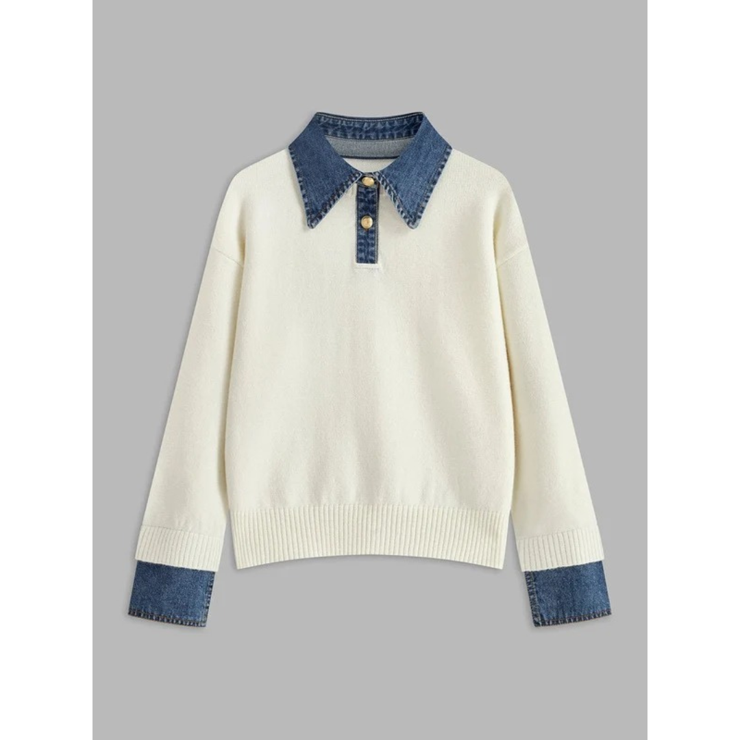 Strickpullover Damen | Hemdkragen & Langarm 9