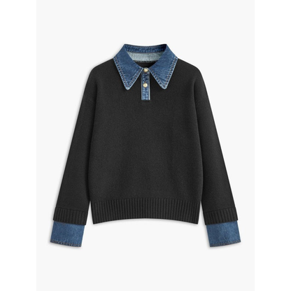 Strickpullover Damen | Hemdkragen & Langarm 6