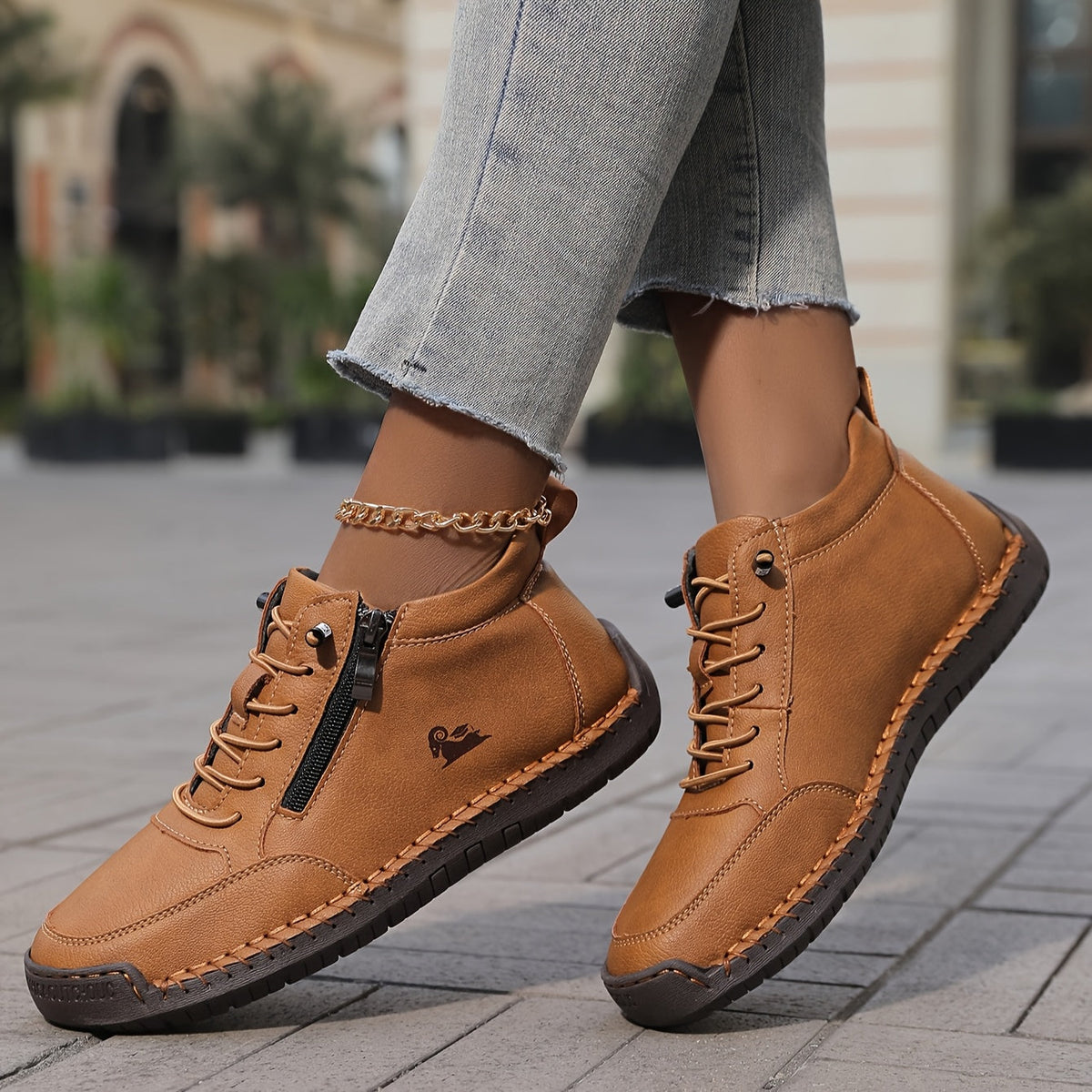Schnürschuhe Damen | Komfort & Reißverschluss 4