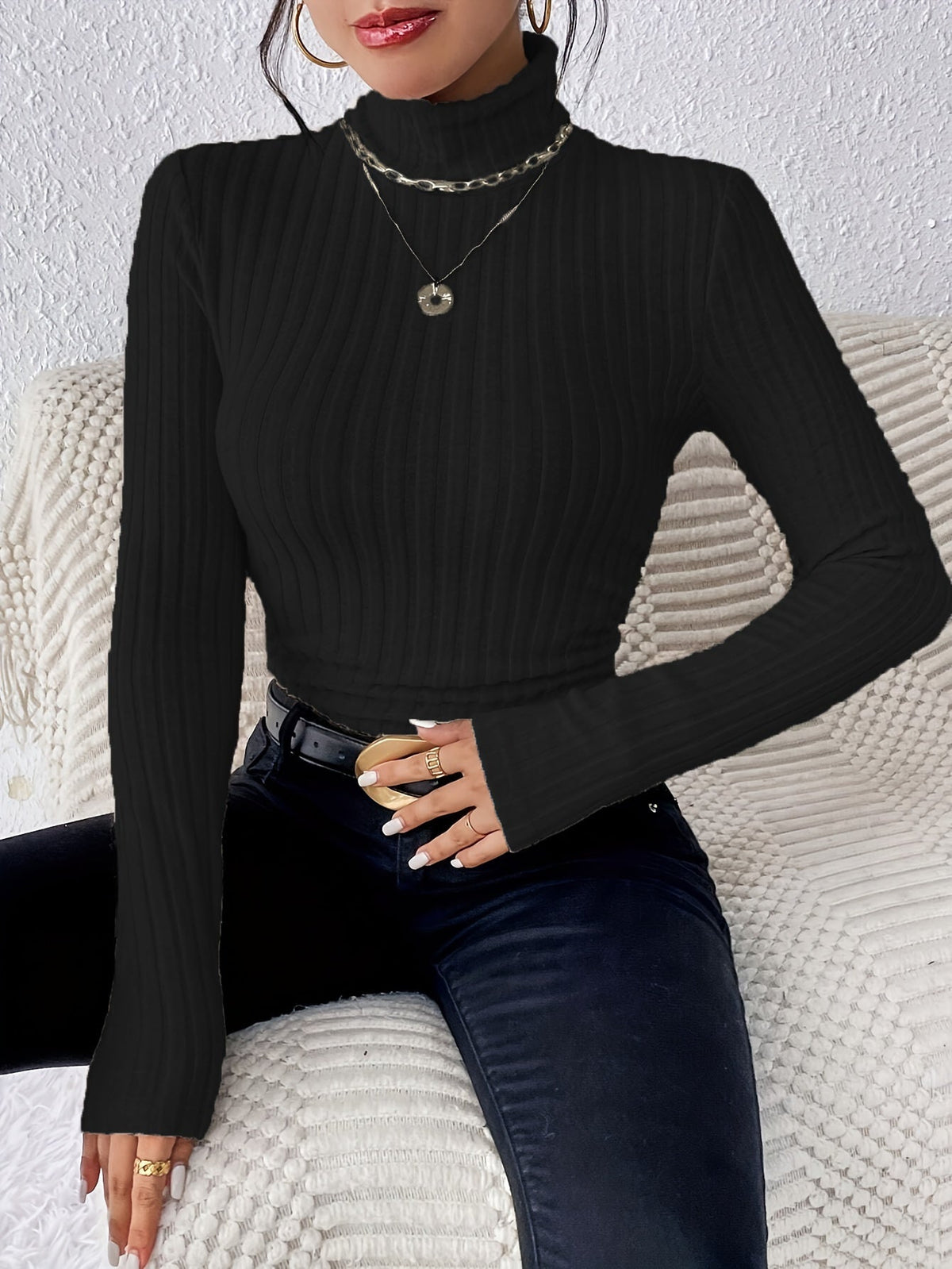 Rollkragenpullover Damen | Weich & Formgebend 8