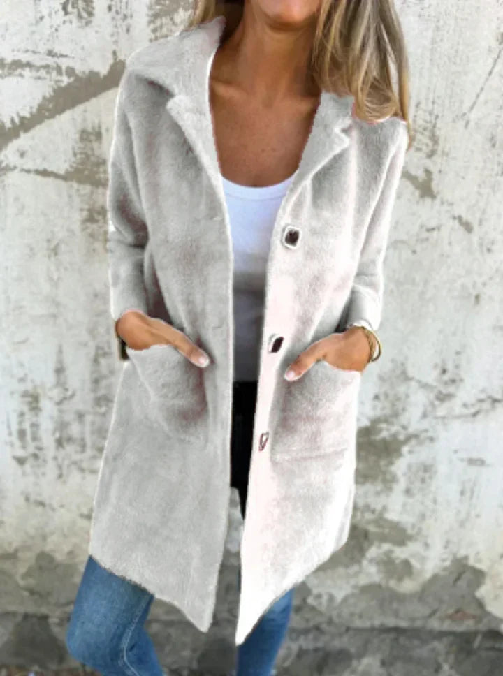 Mantel Damen | Dick & Warm mit Revers 5