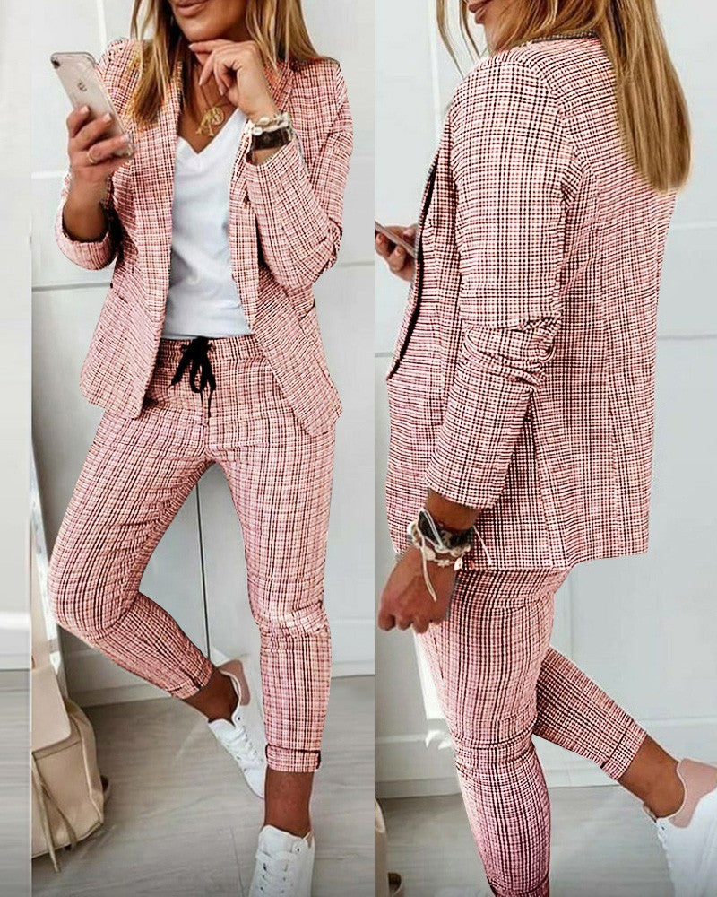 Anzug-Set Damen | Weite Hose & Taillierter Blazer 6