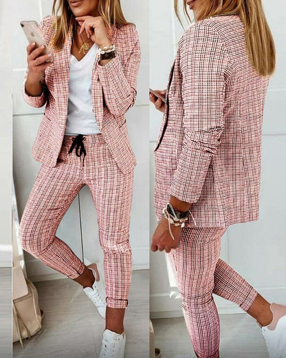 Anzug-Set Damen | Weite Hose & Taillierter Blazer 6