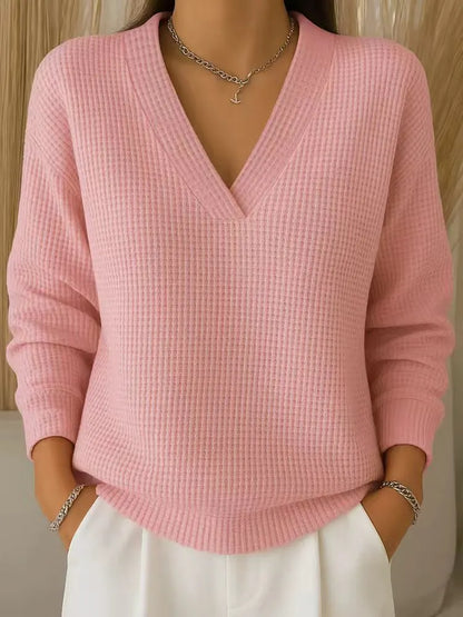 Waffelstrick-Pullover Damen | Weich & Vielseitig Kombinierbar 4