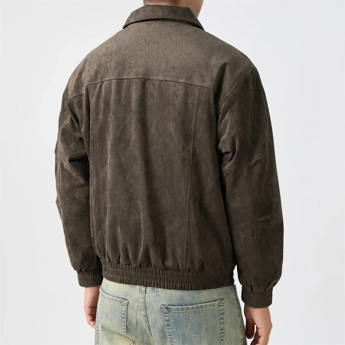 Herren Cropped Jacke Boxy Fit Streetwear Übergangsjacke 3