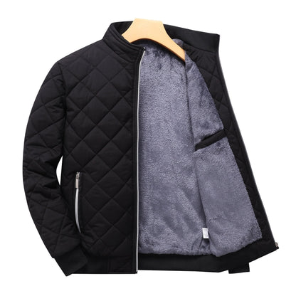 Baldfred | Herren Steppjacke mit Fleecefutter - Black - Image 1