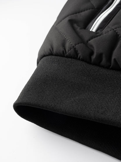Baldfred | Herren Steppjacke mit Fleecefutter - Black - Image 8