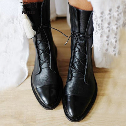 Stiefel Damen Spitz | Eleganter Blockabsatz 2