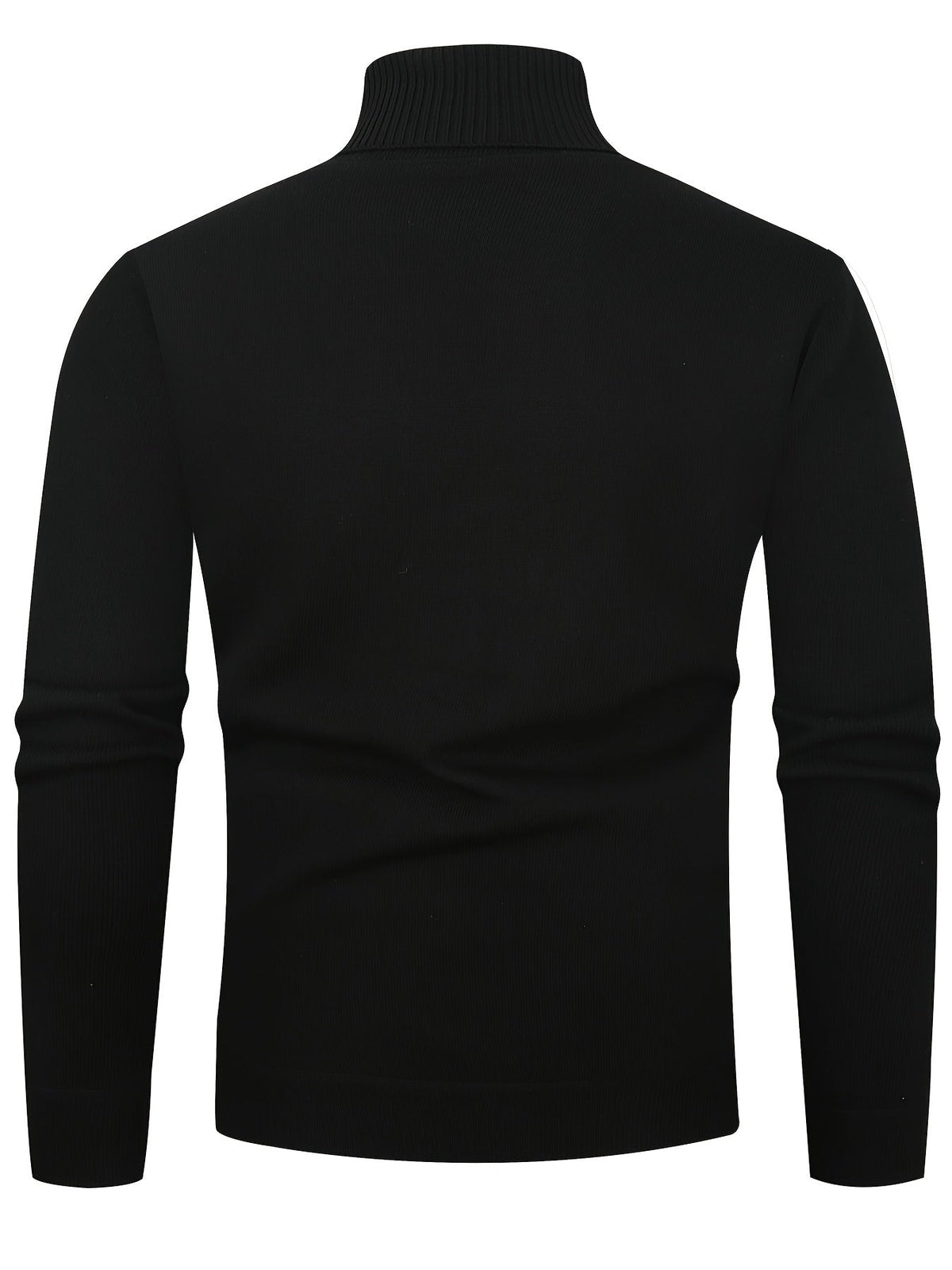 Bertwin | Herren Rollkragenpullover Warm Gefüttert - Black - Image 7
