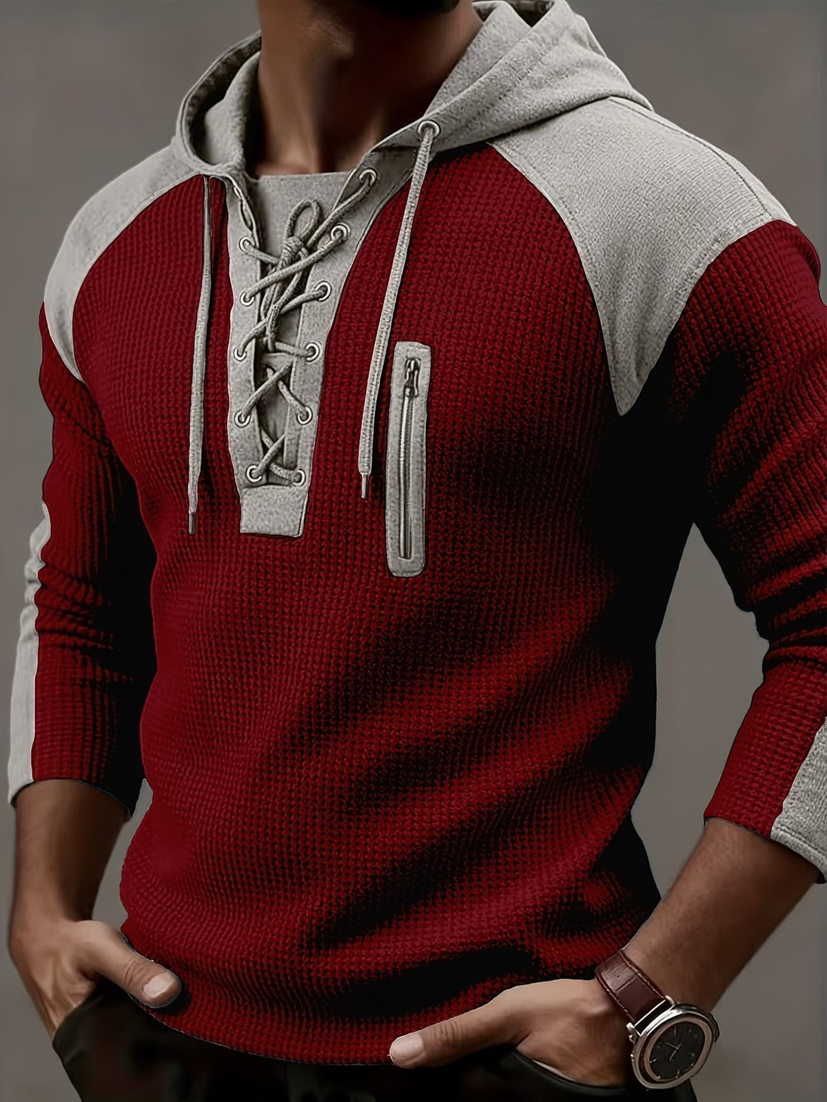 Hoodie Damen | Rippstrick & Kapuze 4