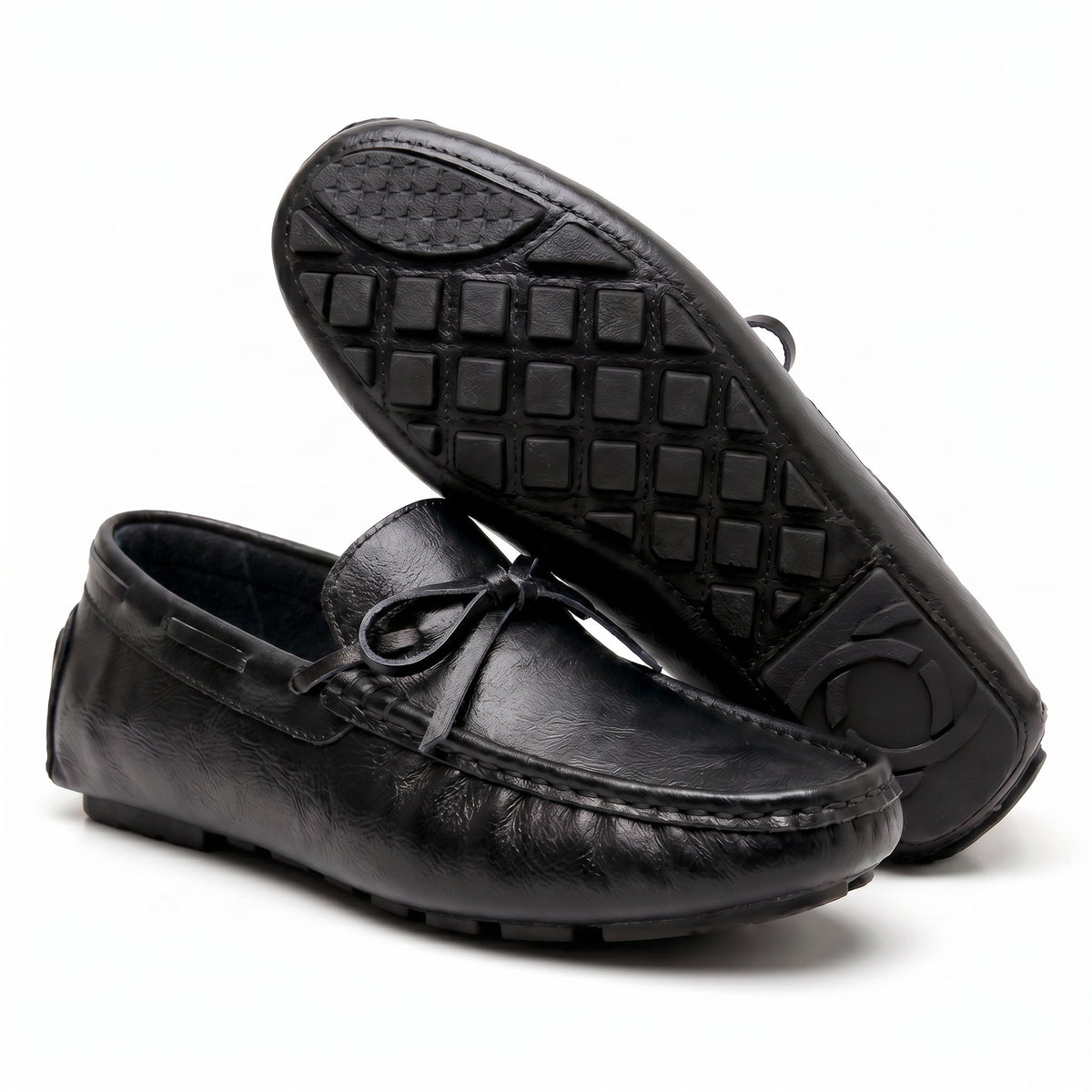 Herren Loafer Slip On weiche Fahrsohle gepunktet mit Handstichnaht 5