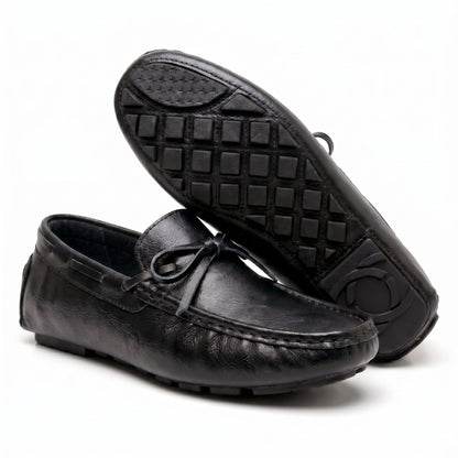 Herren Loafer Slip On weiche Fahrsohle gepunktet mit Handstichnaht 5