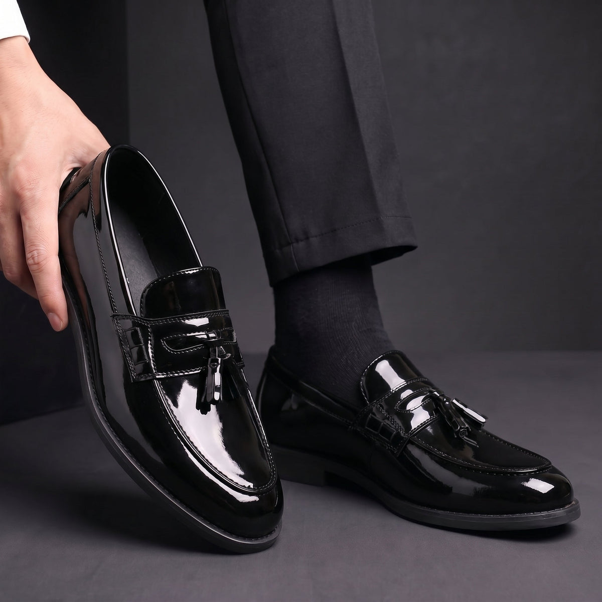 Loafers Herren | Glänzender Look & Bequeme Sohle 6