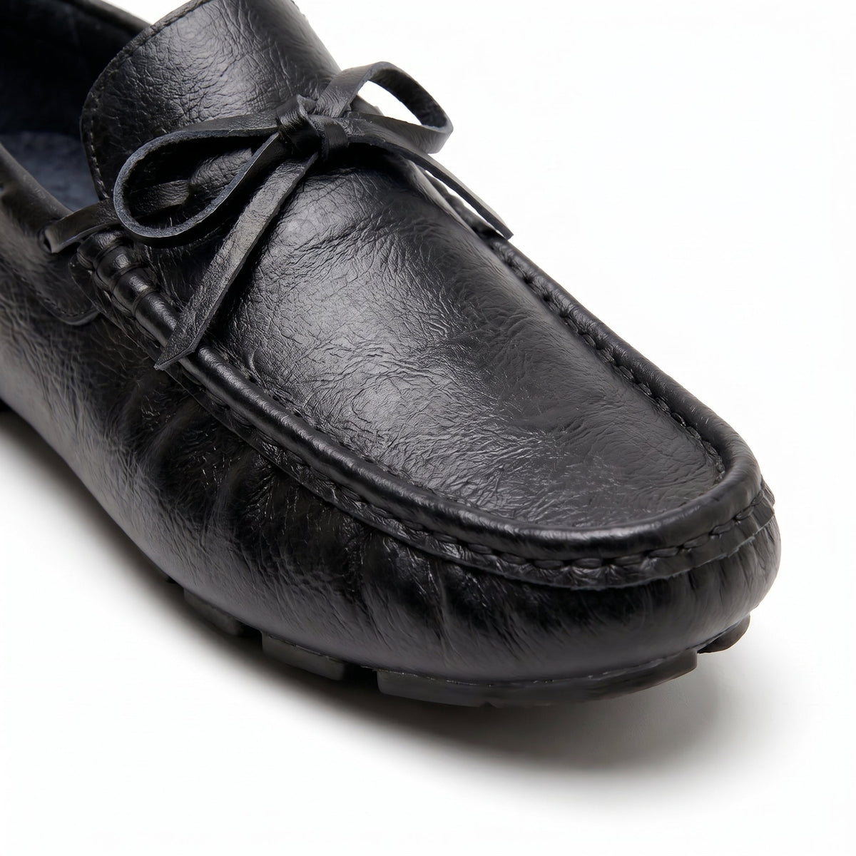 Herren Loafer Slip On weiche Fahrsohle gepunktet mit Handstichnaht 8