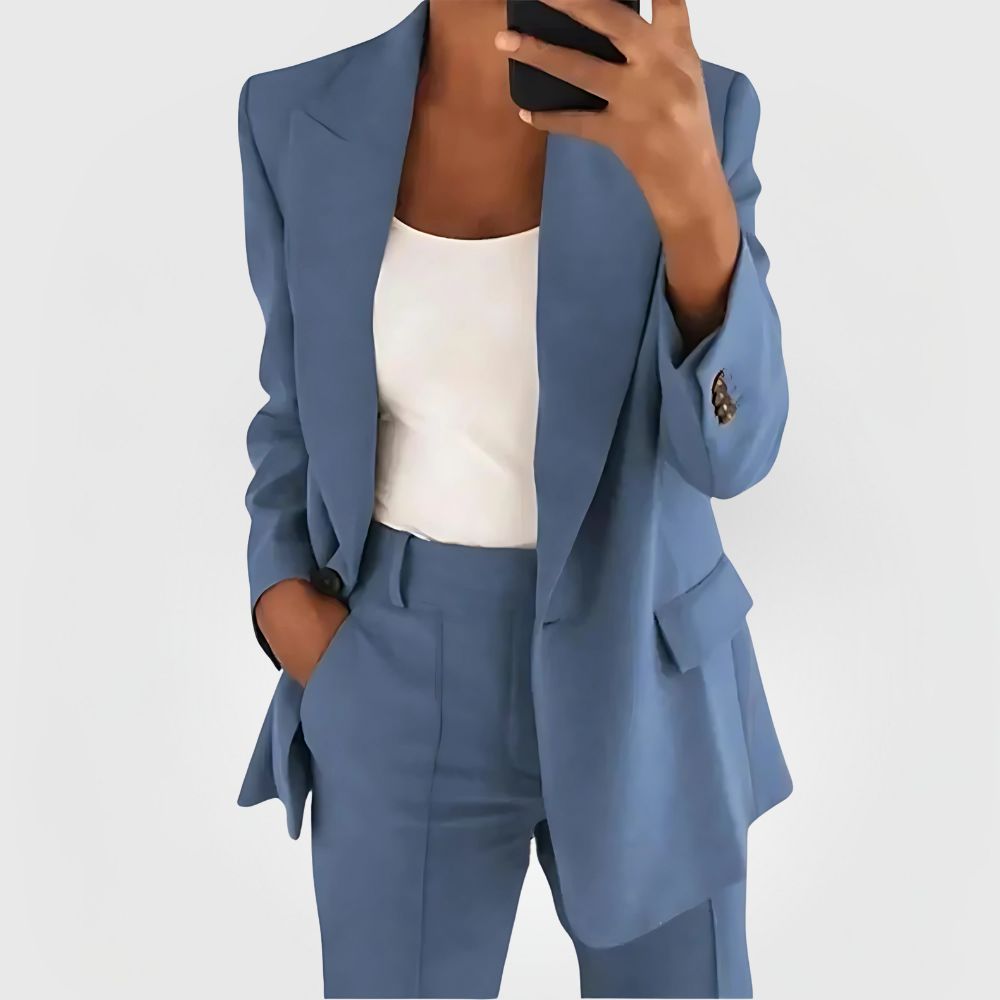 Anzug Damen Elegant | Blazer und Hose im Set 1