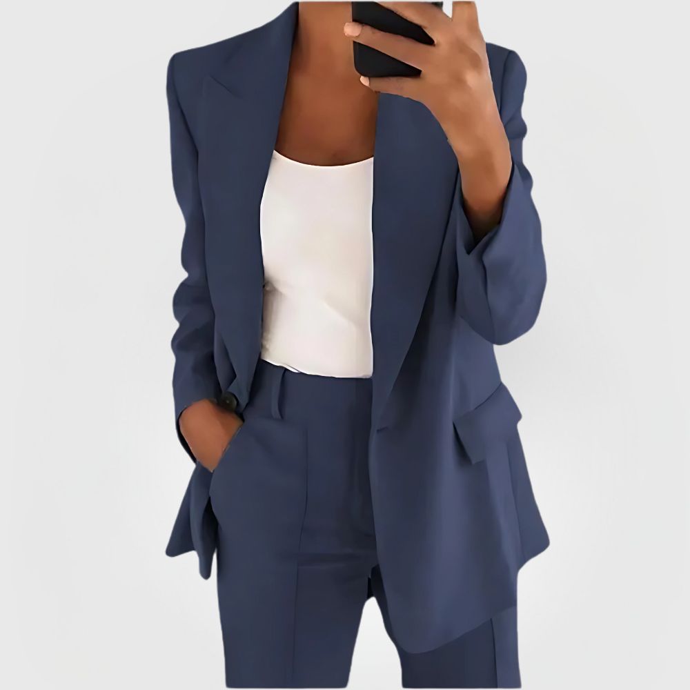 Anzug Damen Elegant | Blazer und Hose im Set 2