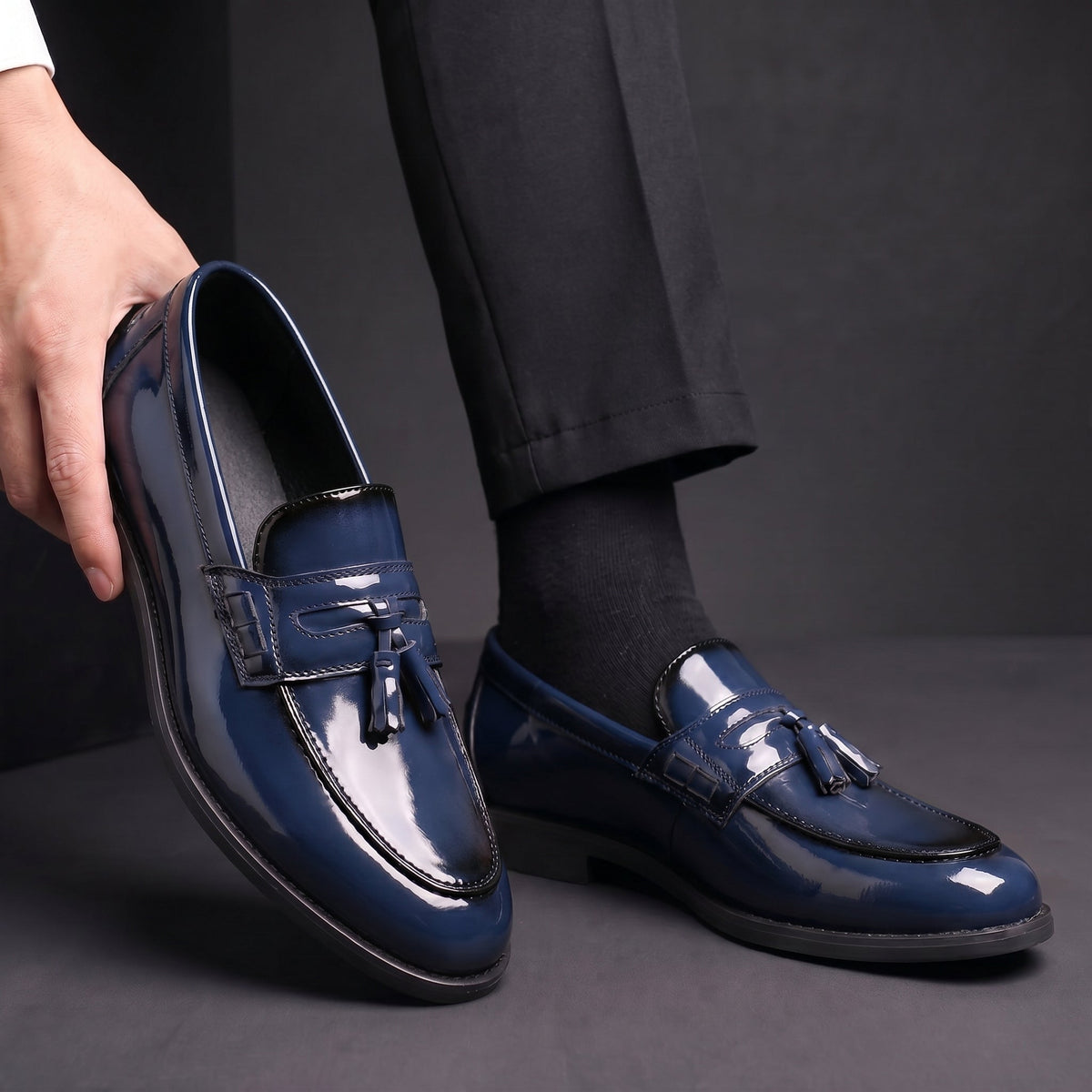 Loafers Herren | Glänzender Look & Bequeme Sohle 8