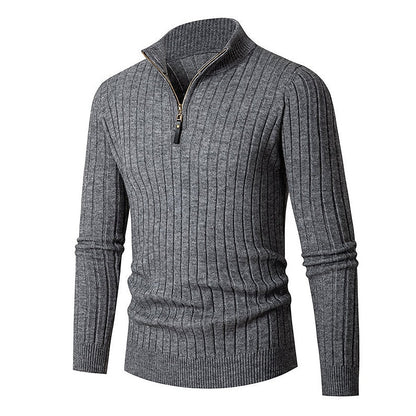 Brenwald | Herren Strickpullover mit Reißverschluss - Cream - Image 5