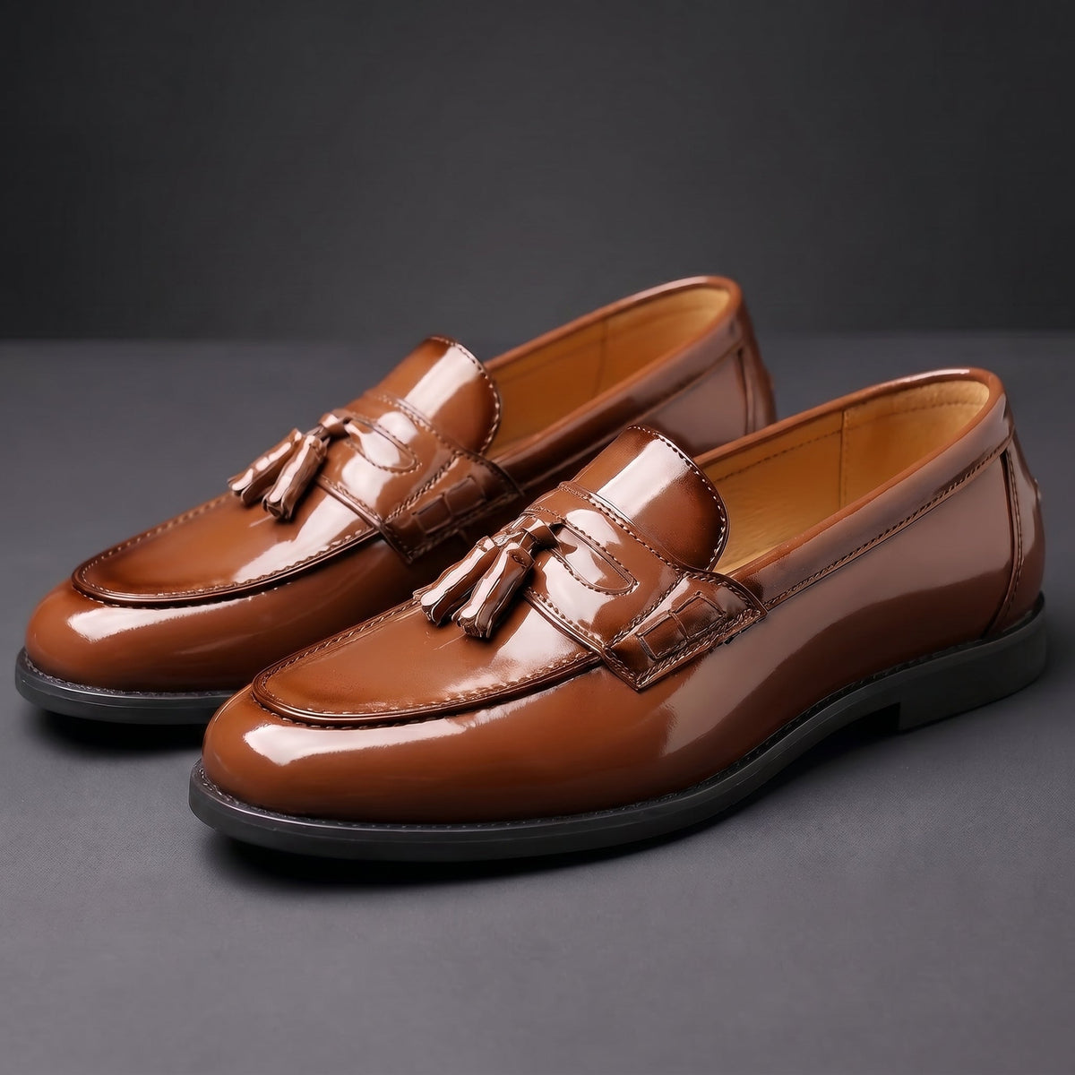 Loafers Herren | Glänzender Look & Bequeme Sohle 1