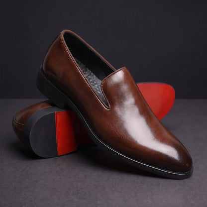 Loafer Herren | Eleganter Look & Roter Sohlenkontrast 1