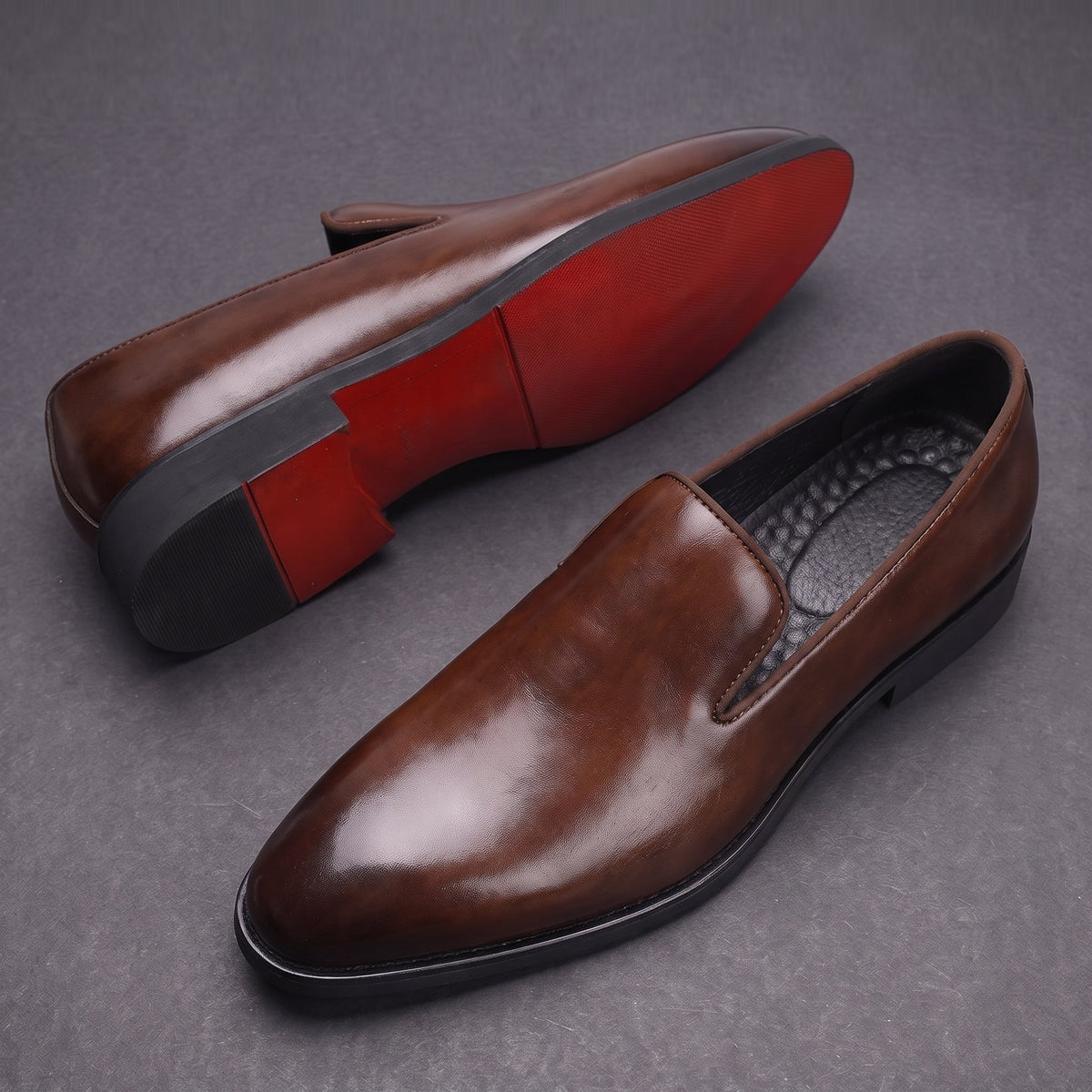 Loafer Herren | Eleganter Look & Roter Sohlenkontrast 3