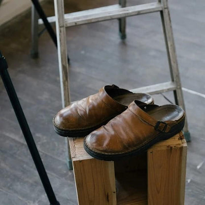 Herren Clogs Verstellbarer Riemen Weiches Fußbett Komfort 7