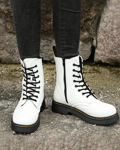 Bryndal | Damen Schnürstiefeletten mit Plateausohle - Black - Image 4
